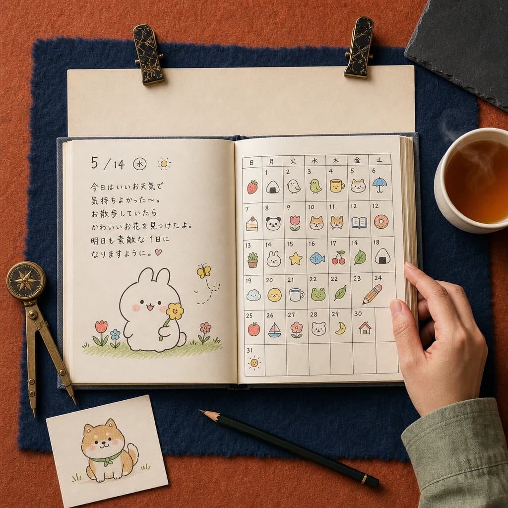 Mega Bonus - The Kawaii Doodle-A-Day Journal