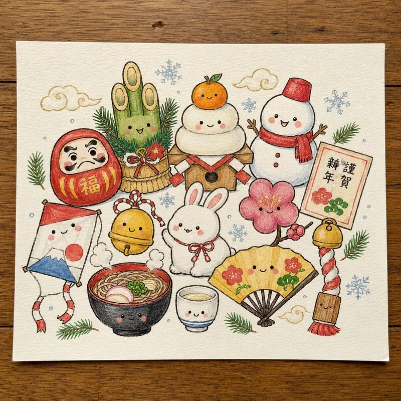 Cute Japanese kawaii doodle 3