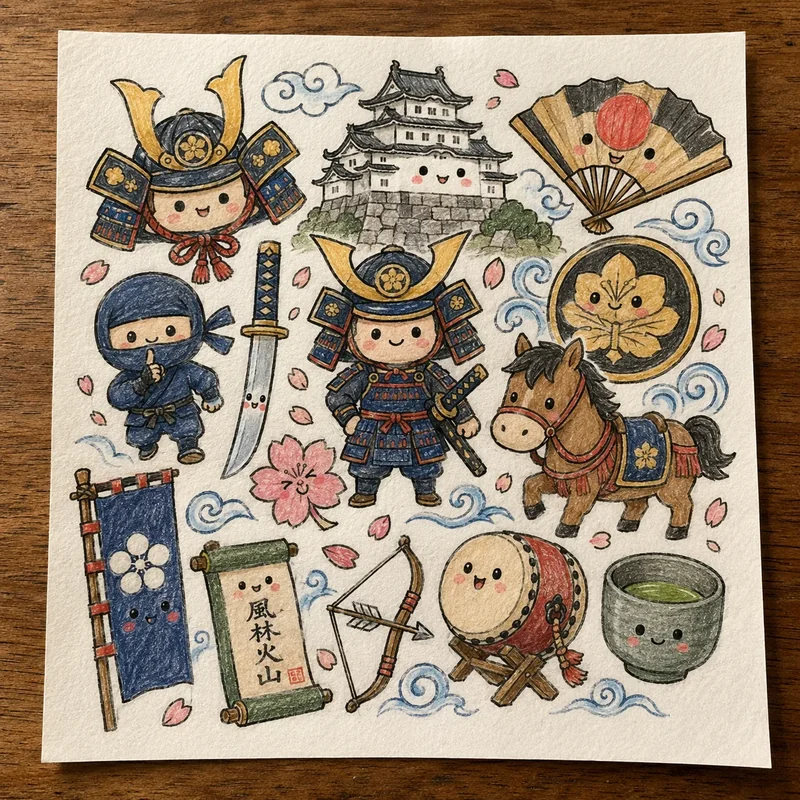 Cute Japanese kawaii doodle 7