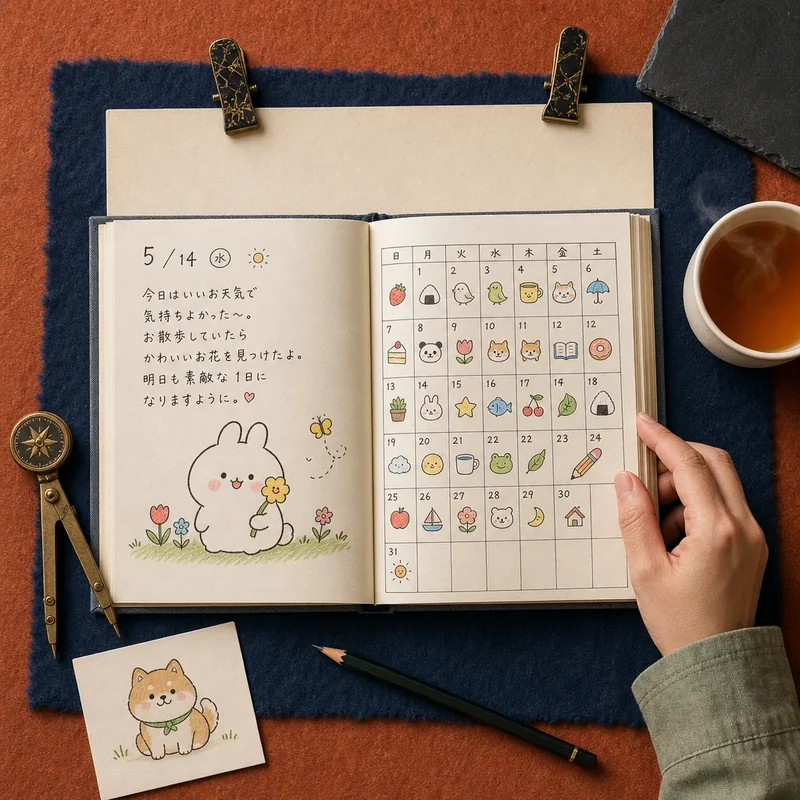 Mega Bonus - The Kawaii Doodle-A-Day Journal